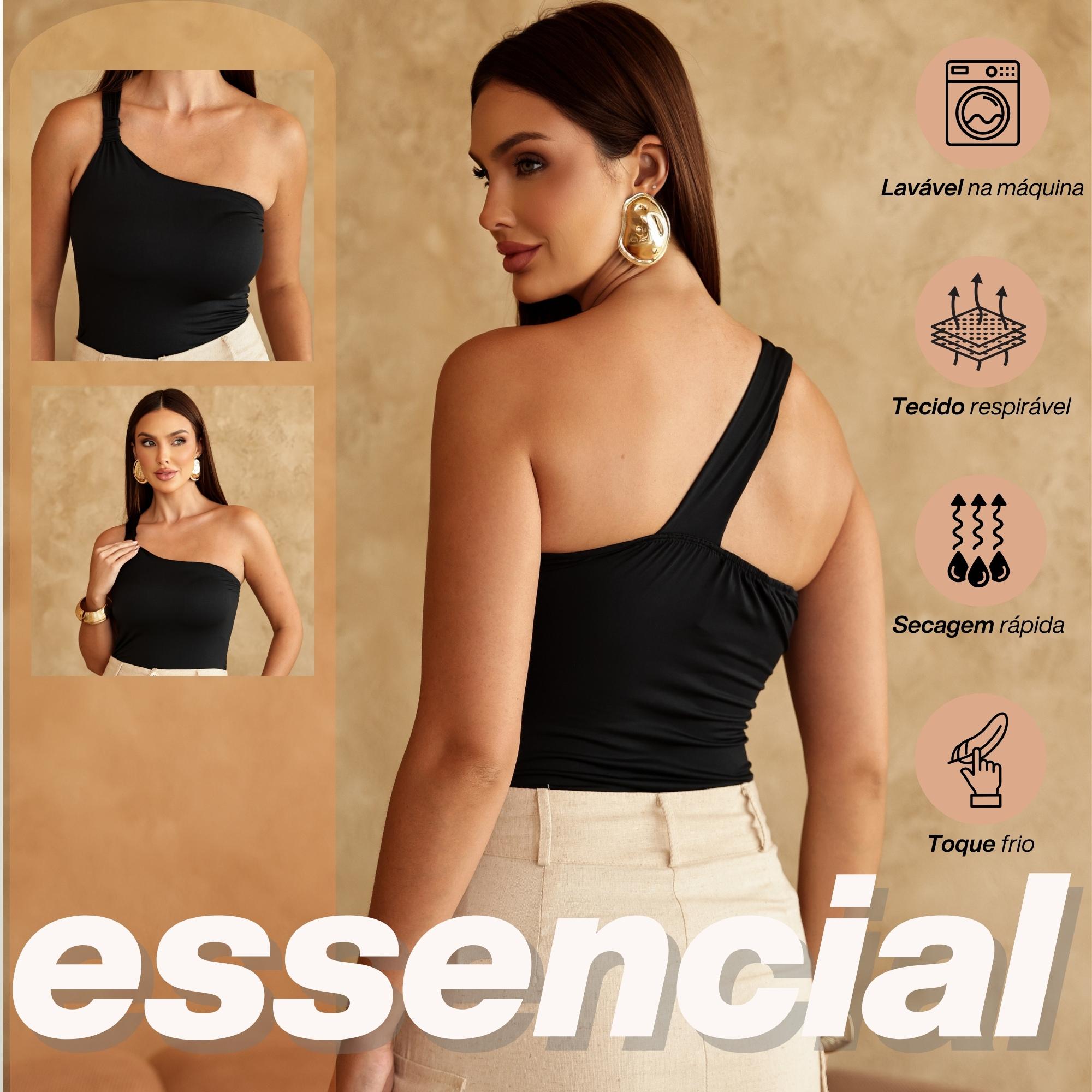 KIT 3 Blusas Regata Feminina Drapeada Manga Nula Malha Fresca Tendencia Verão