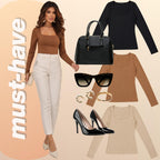 KIT 3 Blusas Feminina Gola Quadrada Manga Longa Segunda Pele Suplex Básica Para o Frio Inverno