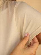 KIT 3 Camiseta Feminina Lisa Básica Blusa Suede Toque de Pessego Moda Verão