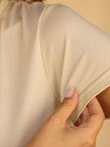 KIT 3 Camiseta Feminina Lisa Básica Blusa Suede Toque de Pessego Moda Verão